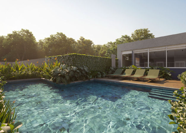 Piscina do empreendimento
